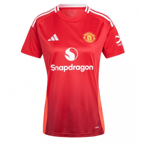 Dámy Fotbalový dres Manchester United 2024-25 Domácí Krátký Rukáv